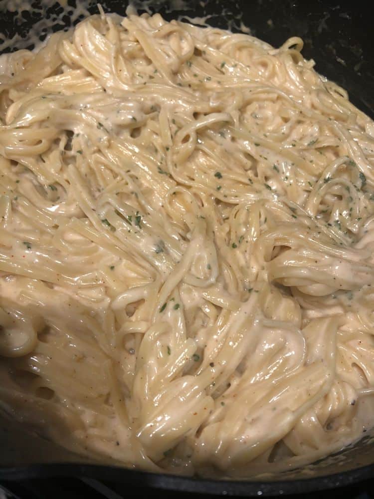 Cream Cheese Garlic Alfredo Sauce