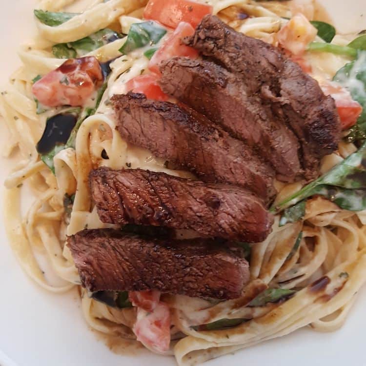 Creamy Steak Fettuccine