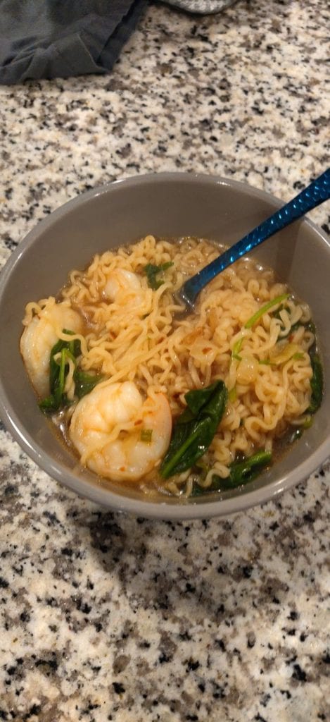 Easy Shrimp Ramen Soup