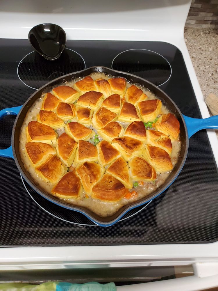 Easy Skillet Beef Pot Pie Recipe