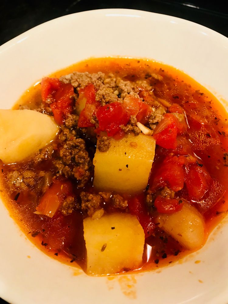 Instant Pot Hamburger Soup