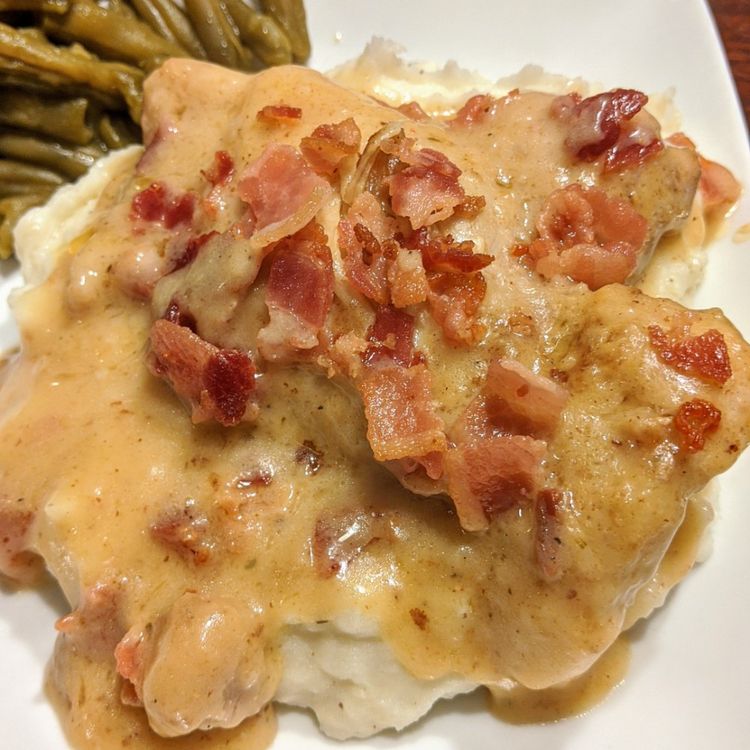 One Pan Smothered Chicken