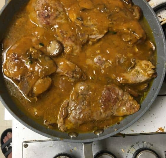 Pork Chops in Mushroom Gravy