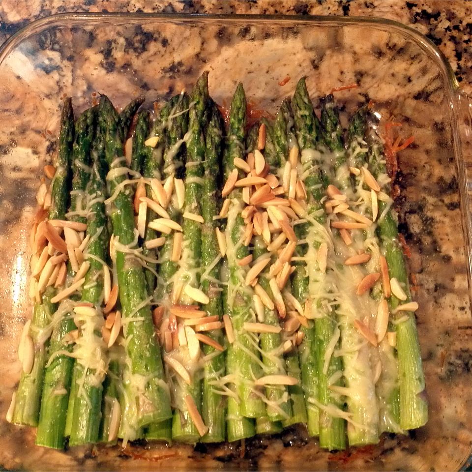Roasted Asparagus with Parmesan & Garlic