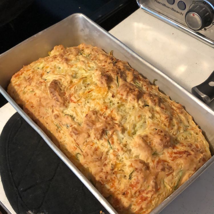 Savory Zucchini Cheddar Quick Bread