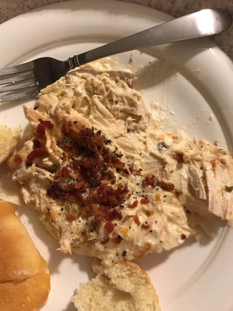 Slow Cooker Chicken Bacon Ranch Sandwiches