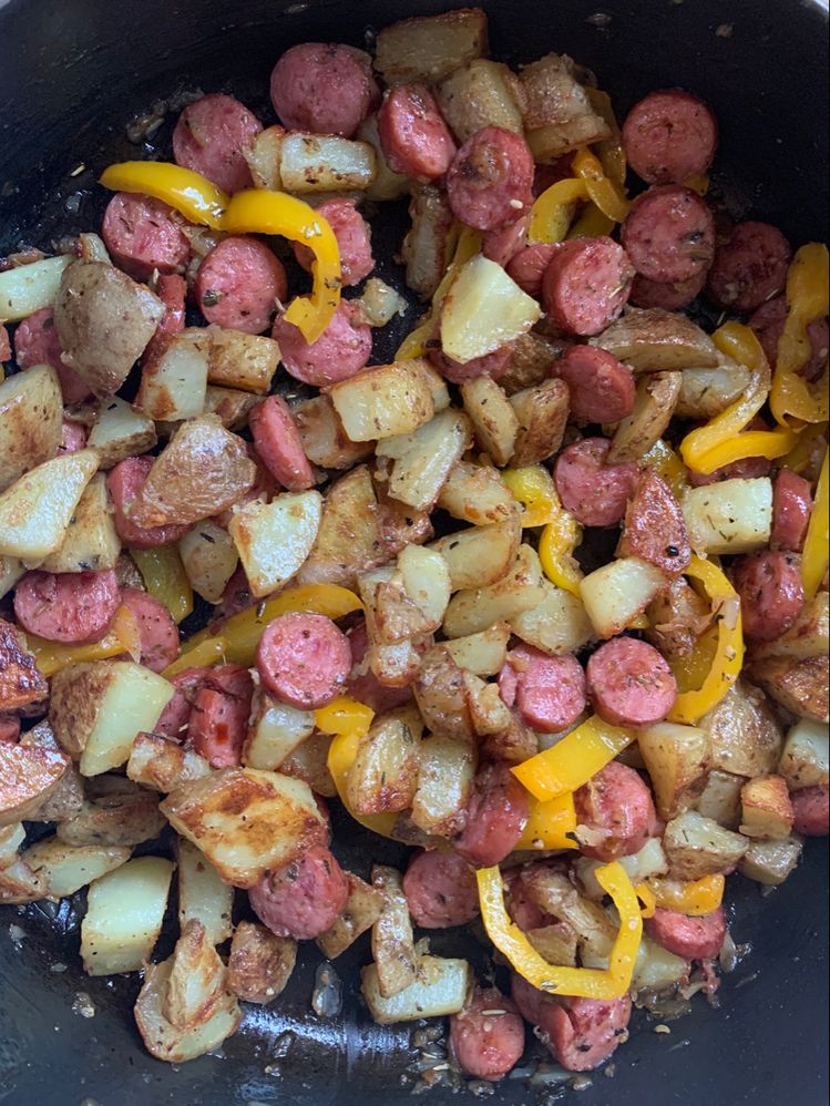 20-Minute Smoked Sausage and Potato Skillet