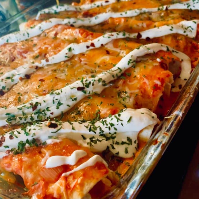 3 Cheese Enchiladas Are a Melty Delight