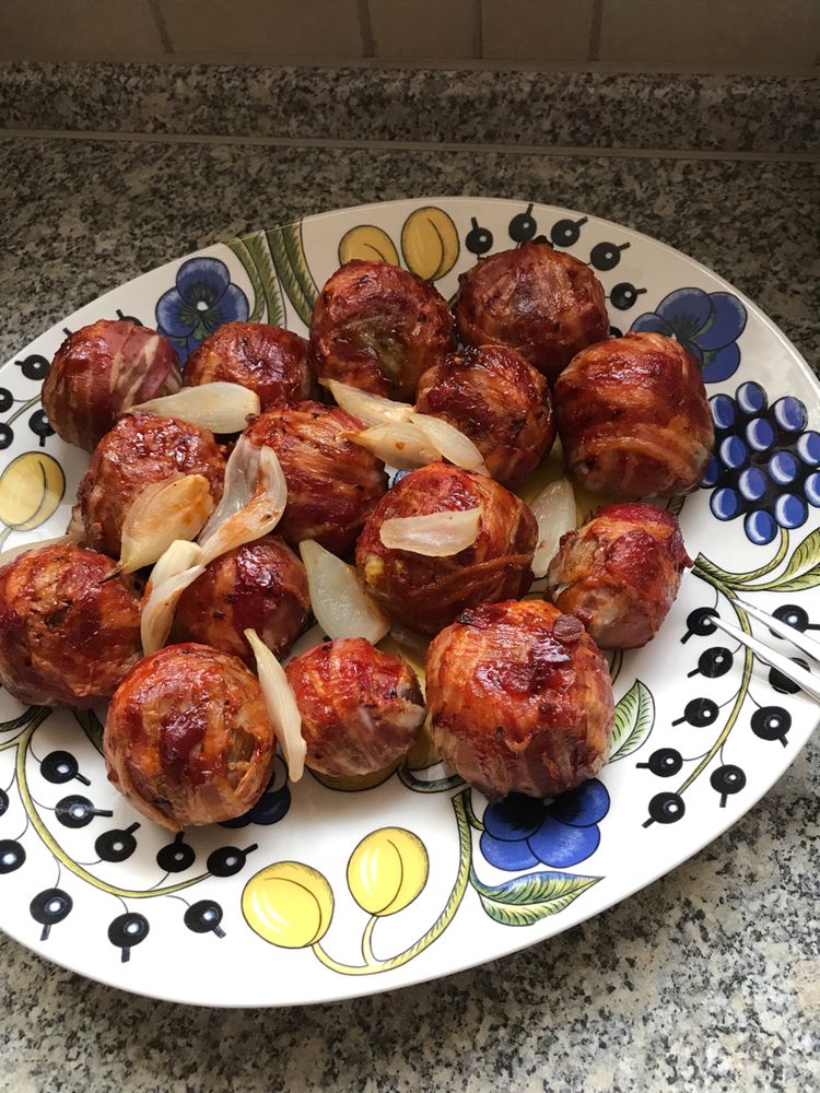 BBQ Onion Meatballs