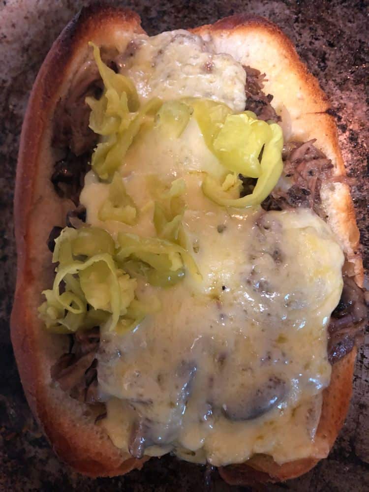CROCK POT ITALIAN BEEF SANDWICHES
