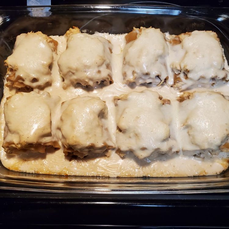 Crack Chicken Lasagna Rollups