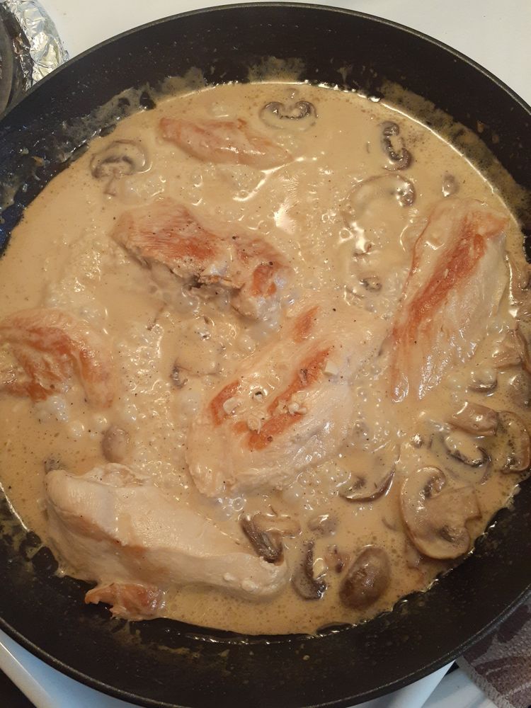 Creamy Chicken Mushroom Recipe