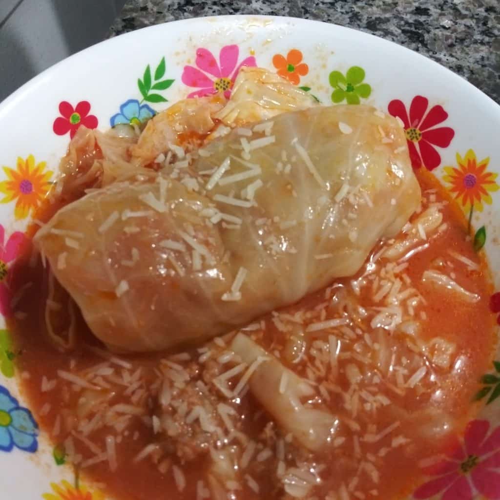 Grandmas Hungarian Stuffed Cabbage, Slow Cooker Variation