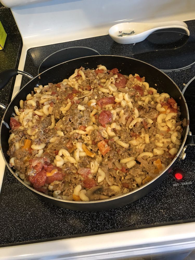 ONE-POT CHEESEBURGER MACARONI