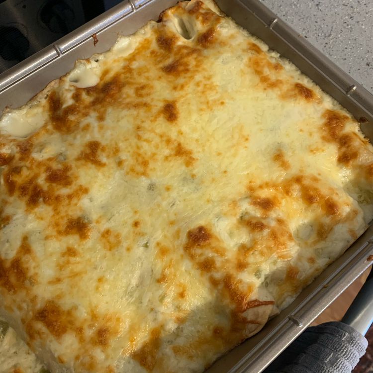 One-Pan Sour Cream Chicken Enchilada Skillet
