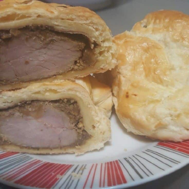 Puff Pastry Wrapped Pork Tenderloin