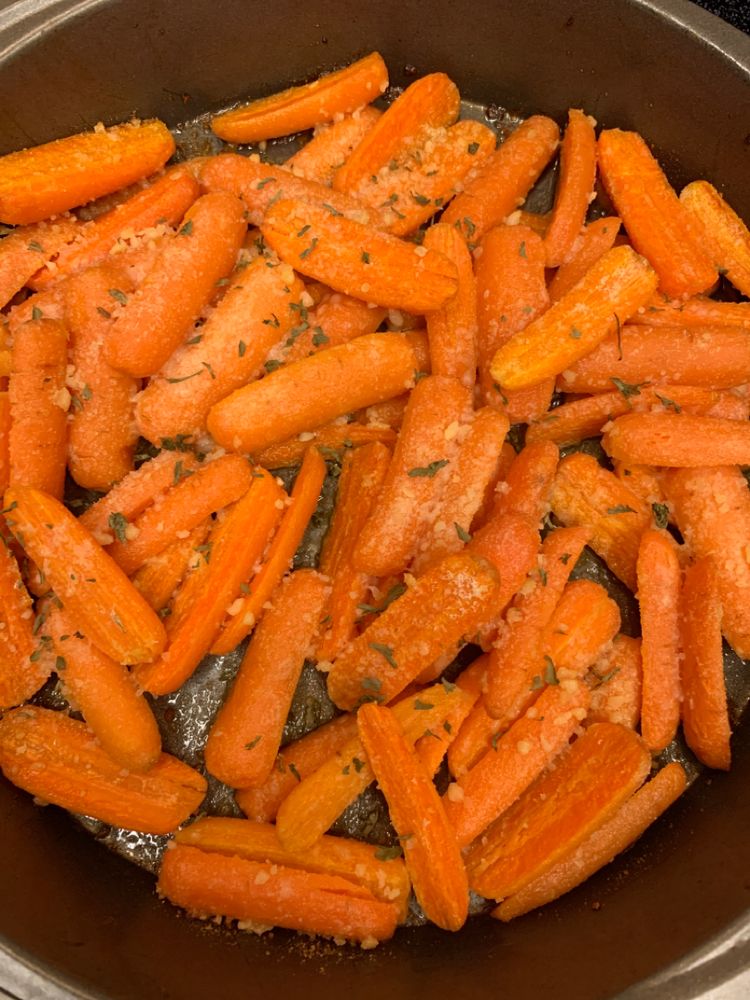 Roasted Parmesan-Garlic Carrots