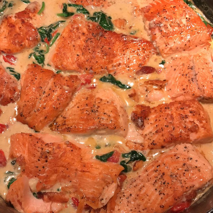 Tuscan Butter Salmon