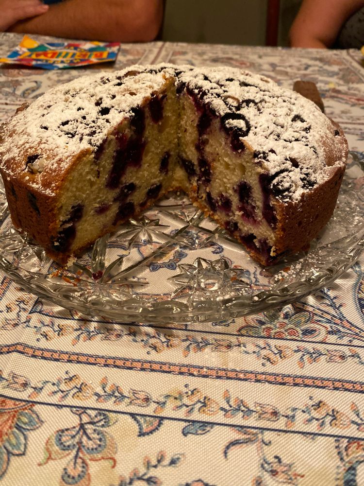 Blueberry Lemon Ricotta Tea Cake