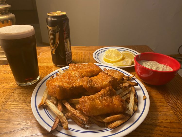 British Beer Battered Fish & Chips