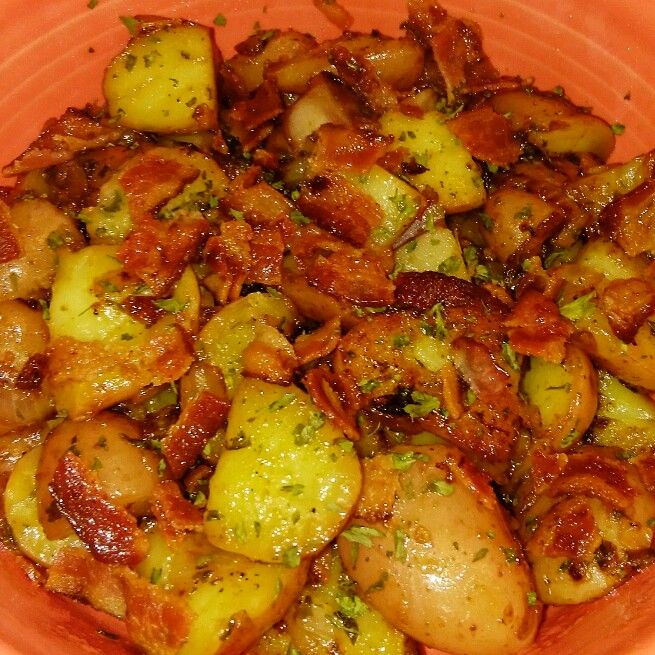 Easy Skillet German Potato Salad