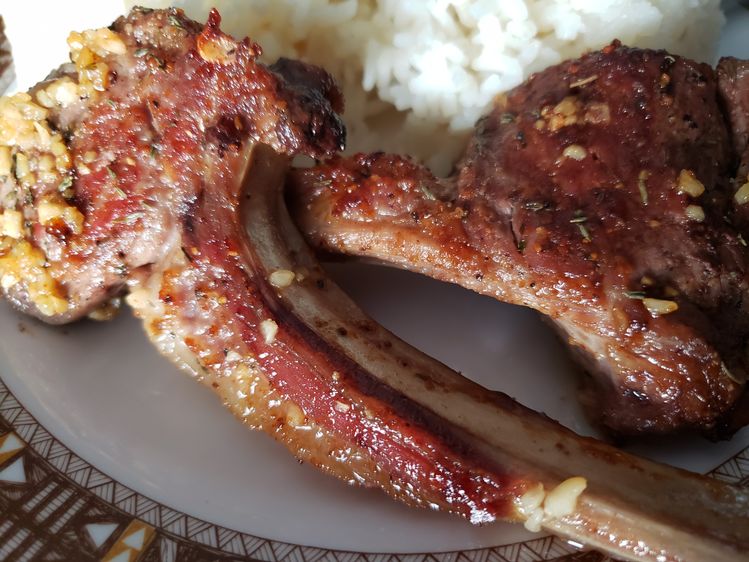 Garlic Butter Lamb Chops