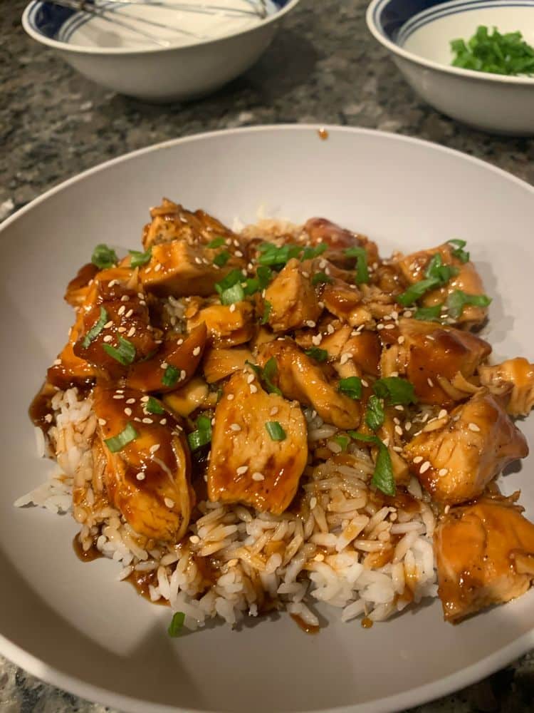 INSTANT POT HONEY GARLIC CHICKEN