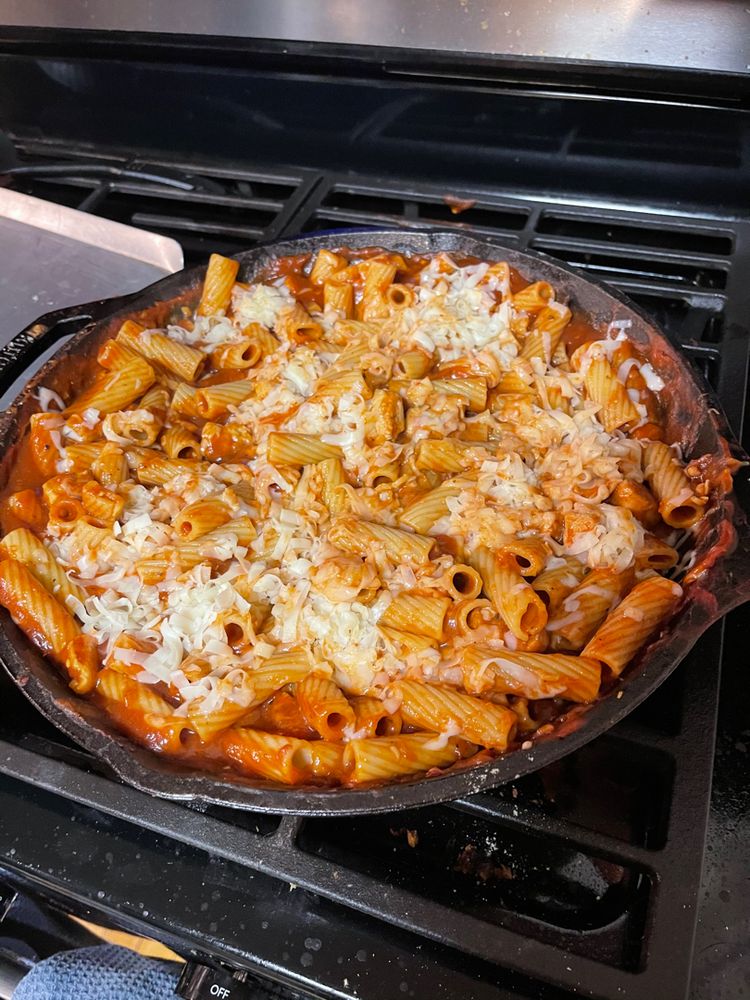 One Pot Chicken Parmesan Pasta