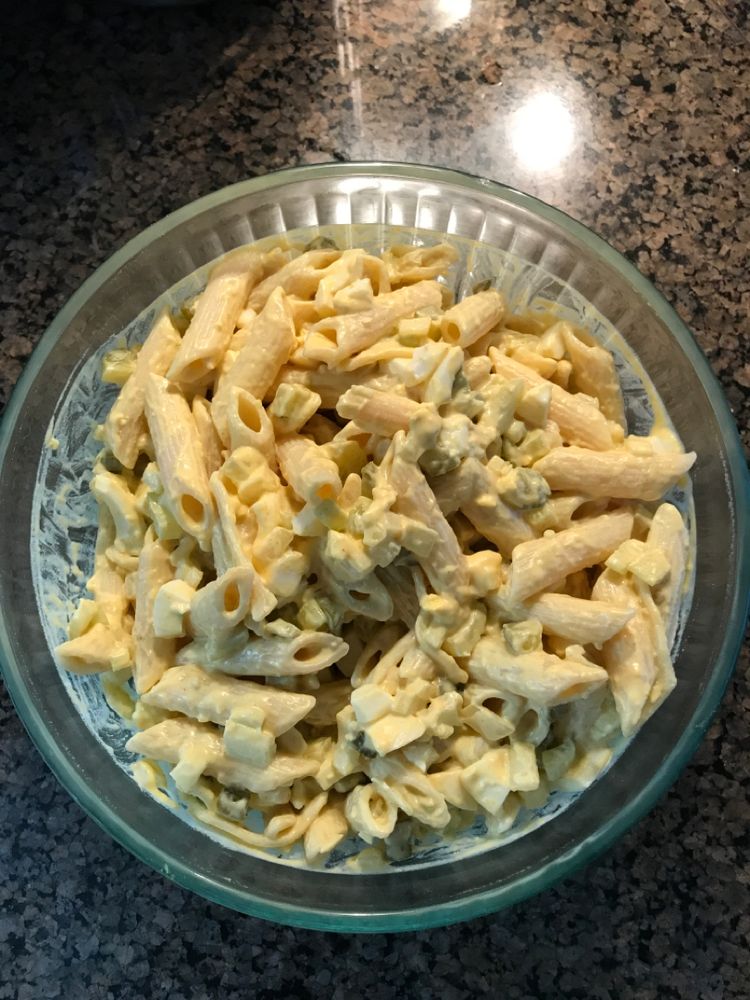 PARTY SIZE OVERNIGHT PASTA SALAD