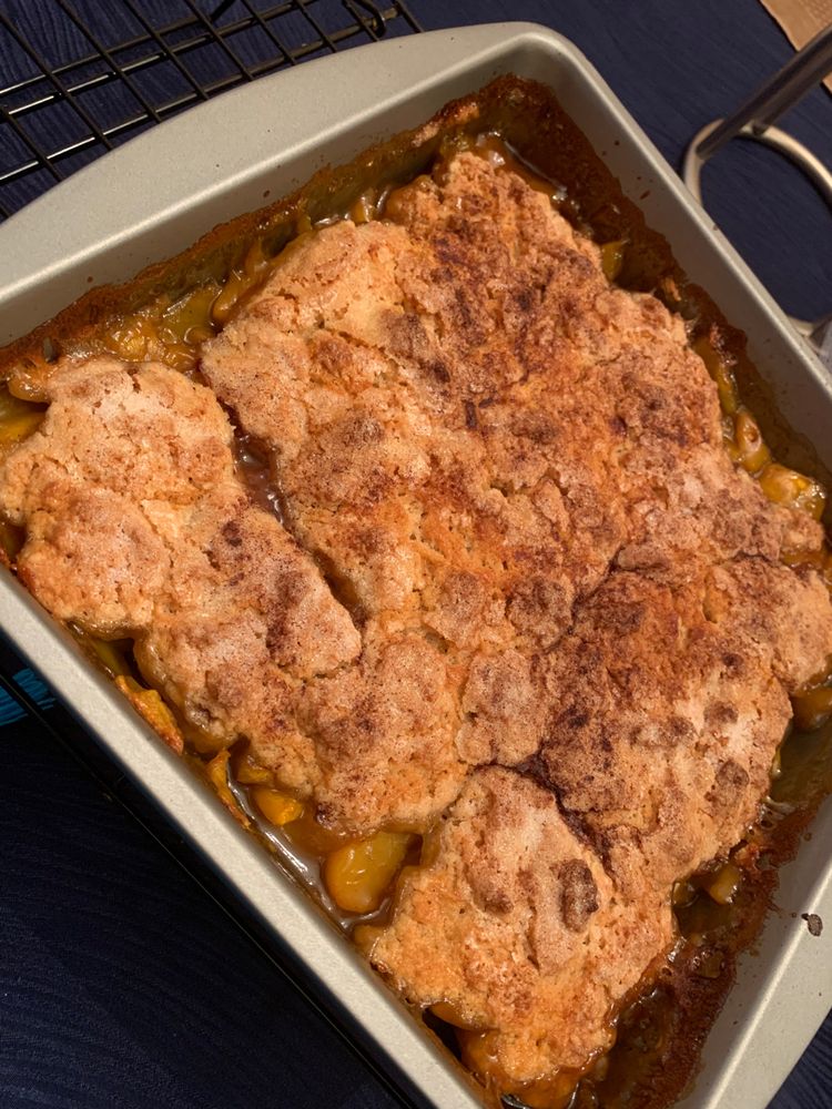 Peachy Peach Cobbler