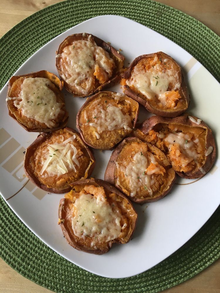 Smashed Sweet Potatoes