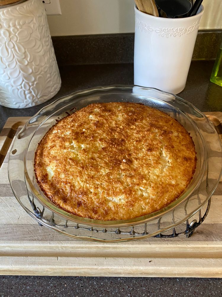 The Coconut Custard Pie Ever