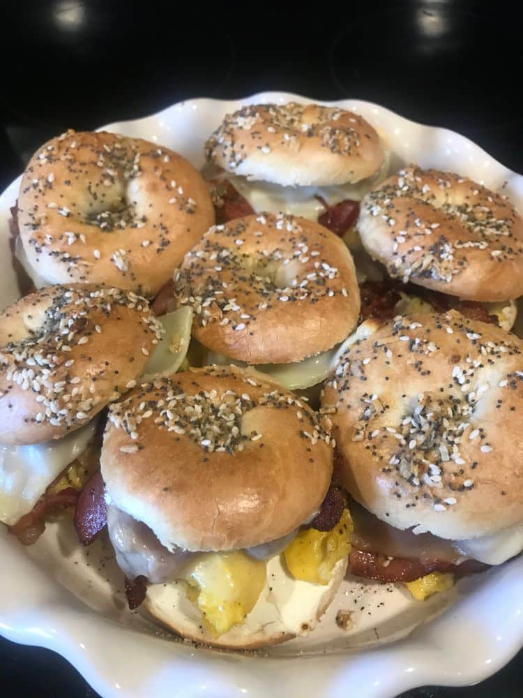 Bagel Breakfast Sliders