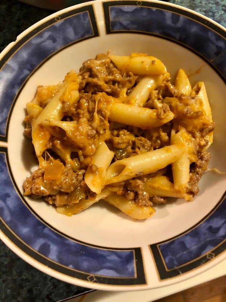 Cheesy Taco Pasta