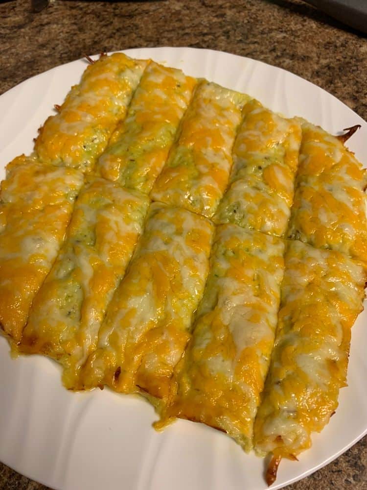 Cheesy Zucchini Breadsticks