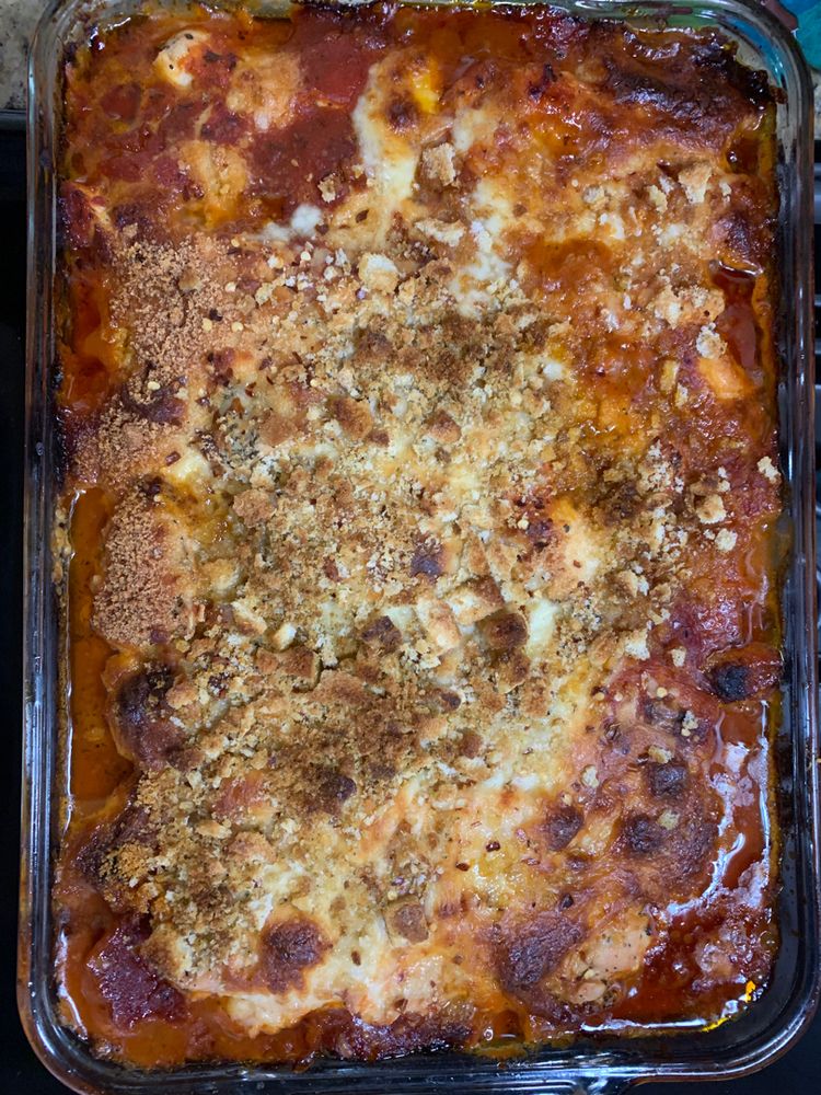 Chicken Parmesan Casserole HOLY CRAP!