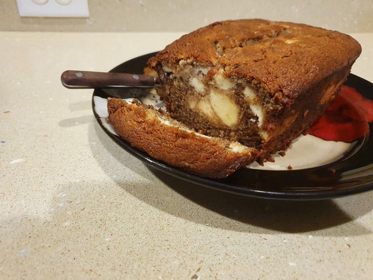Cream CheeseStuffed Banana Bread