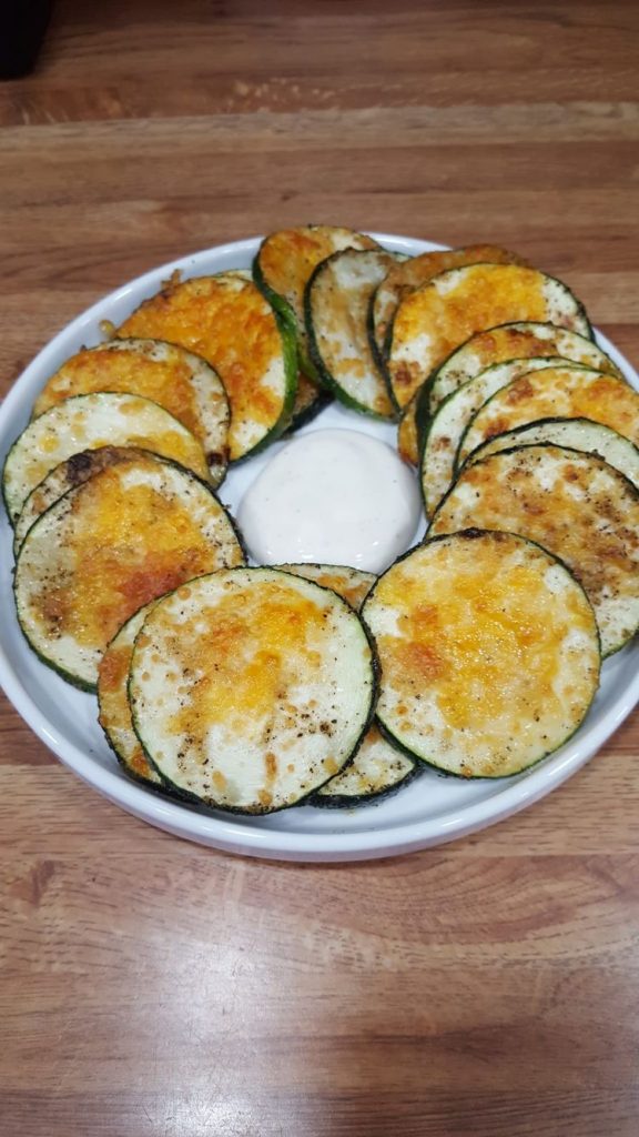 Oven Roasted Parmesan Zucchini