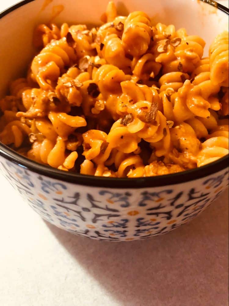 5 Ingredient Vegan Vodka Pasta