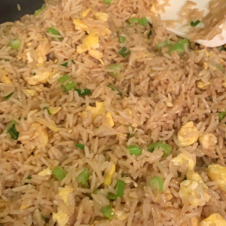 5 minutes easy egg fried rice