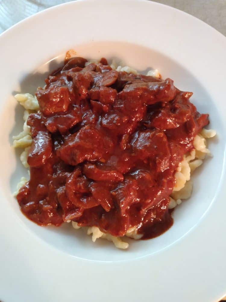 Authentic Austrian Beef Goulash