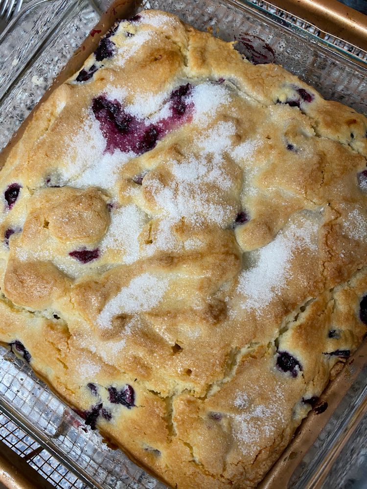 Buttermilk Blueberry Breakfast Cake
