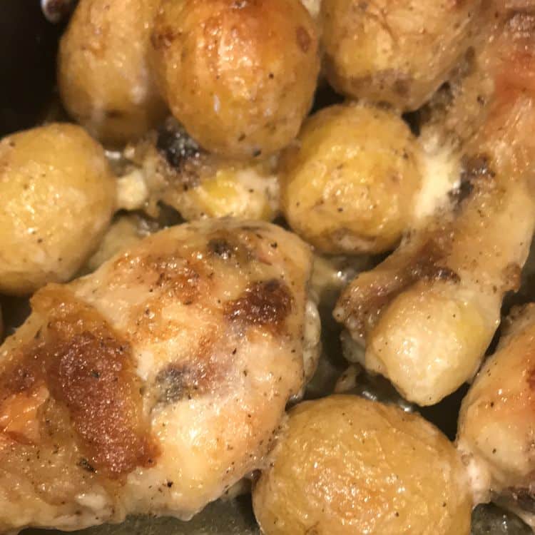 Buttermilk Ranch Roasted Chicken With Potatoes