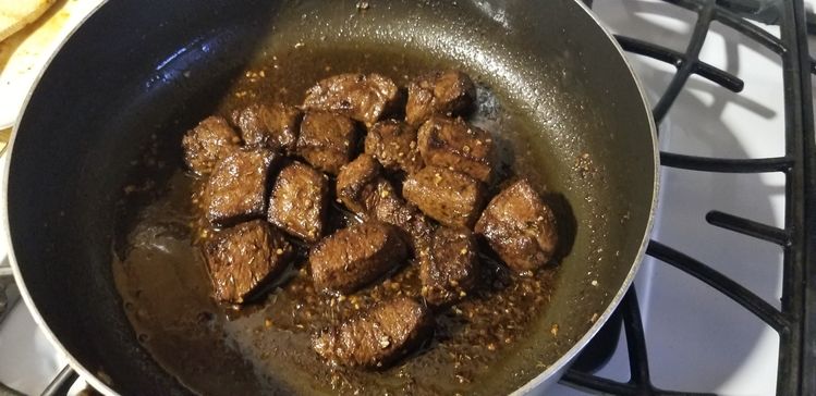 CAJUN BUTTER STEAK BITES