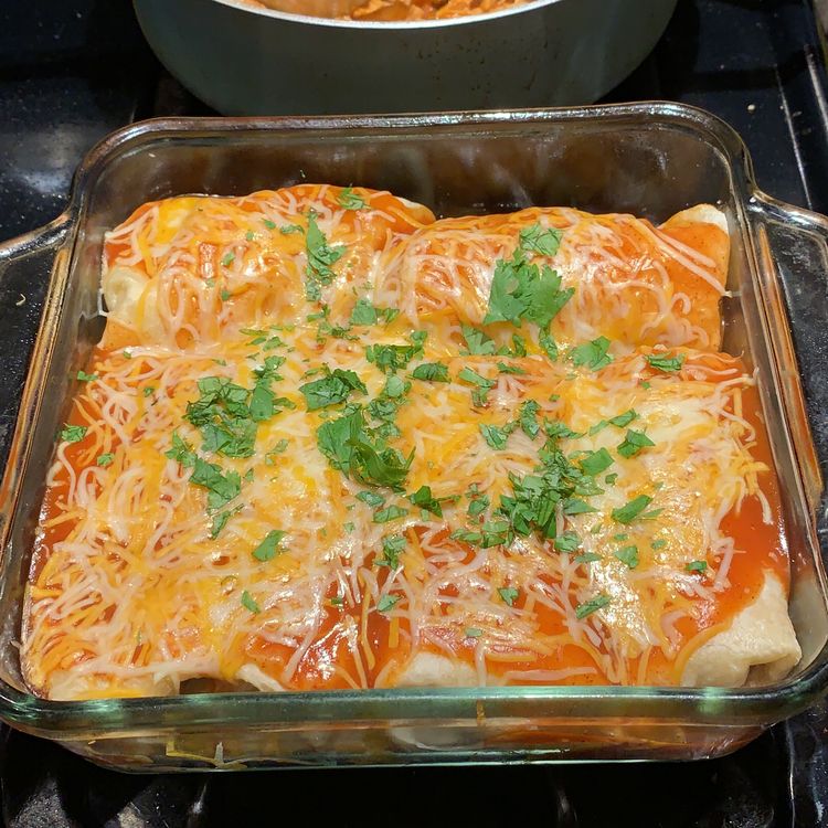 Cheesy Baked Burritos