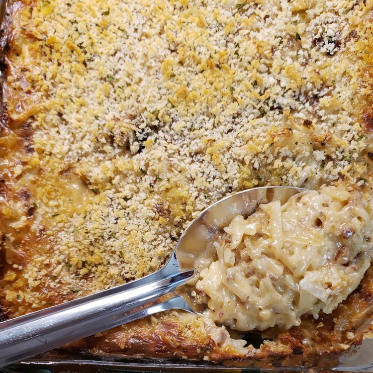 Cheesy Sausage and Potatoes Casserole