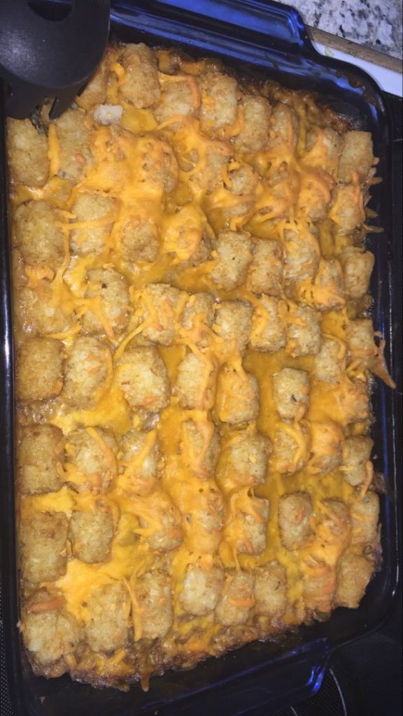 Cheesy Tater Tot Casserole
