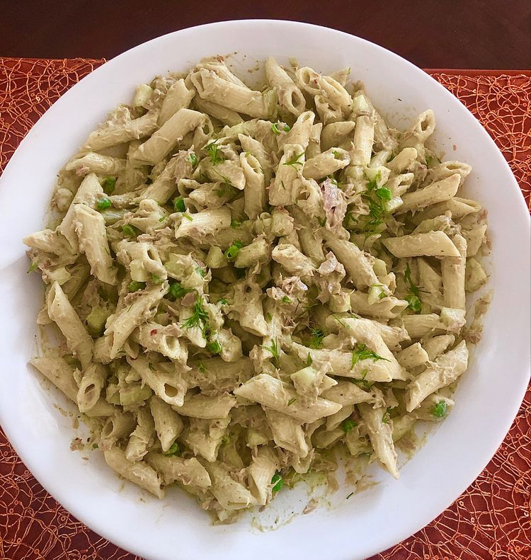 Creamy and Healthy Tuna Pasta Salad