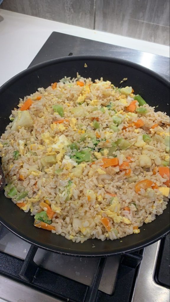 INSTANT POT FRIED RICE {HIBACHI FRIED RICE}