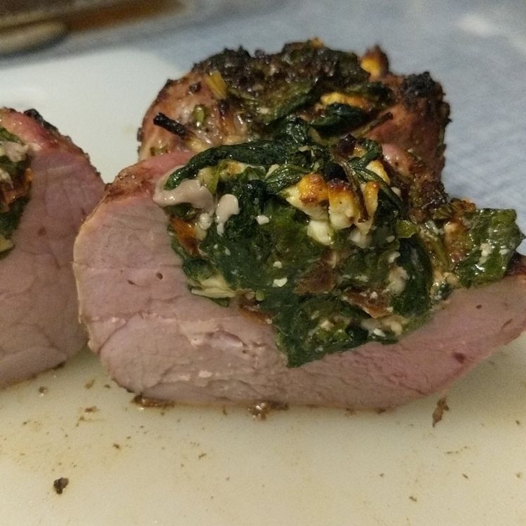 MEDITERRANEAN STUFFED PORK TENDERLOIN